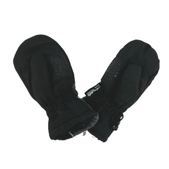 Toughskins | Toddler Boy's Winter Mittens | Black & Grey | One Size - Picture 2 of 2